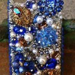 Stunning Blue, Vintage iPhone 4/4s cover